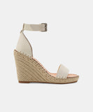 NOOR WIDE WEDGES WHITE