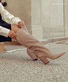 NATHEN BOOTS MUSHROOM SUEDE